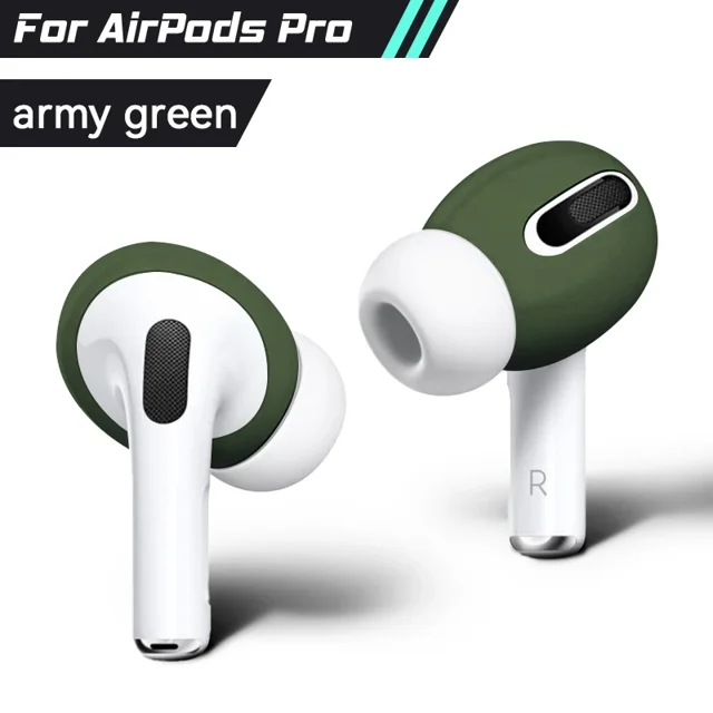 3 Pairs For Apple AirPods Pro 2 1 Silicone Protective Covers Skin Case Earpads For AirPods Pro Ear Covers Tips Caps Accessories