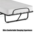 thumbnail image 4 of Pemberly Row Rollaway Folding Metal Bed Guest Bed Made in Italy White, 4 of 8