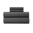 thumbnail image 5 of Gap Home Yarn Dyed Organic Cotton Washed Chambray Sheet Set, Deep Pocket, King, Charcoal, 4-Pieces, 5 of 6