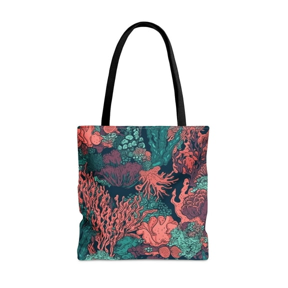 Tote Bag in Coral Pattern