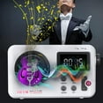 thumbnail image 3 of EIGTHTAIL Portable Radio Am Fm  Mini Stereo Radio with Earphone Port & Large LCD Display with Sleep Timer and Preset Function  Headphone Jack Wireless Speaker for Bathroom Home Kitchen, 3 of 8
