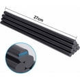 thumbnail image 2 of Barras de pistola de pegamento termofusible, 10 Uds., negras, 270x11mm, para manualidades, carpintería, reparación de abolladuras de carrocería de coche, 2 of 5