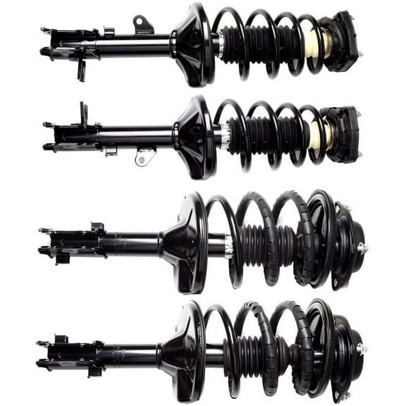 ECCPP Complete Struts Spring Assembly Shock Absorber for 2000-2006 for Hyundai Elantra (Front and Rear Pair)