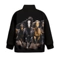 thumbnail image 5 of Uorisanigo Kids Sweatshirt Girls Half Zipper Sweatshirts Lightweight Western Horse Long Sleeve Pullover Tops for Vacation Shopping Exercise Wear, Oversized Athletic Shirts Tops, 5 of 7