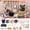 Multicolor, variant on 41 Pcs BBQ Grill Pretend Play Toys, Toddler Kids Barbecue Role Play Suitcase Playset with Play Food Grill Accessories, ABS Plastic Educational Cooking Toy for Boys Girls Ages 3+ Indoor Play Supplies