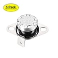 thumbnail image 1 of Interruptor de control de temperatura Uxcell Termostato 75掳C 10A N.O 5 Paquete, 1 of 5