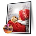 thumbnail image 1 of Cuadros Decorativos 5D DIY diamante pintura niño perro completo redondo taladro mosaico arte imagen diamantes de imitación Tmvgtek embutido en tela, 1 of 9