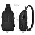 thumbnail image 4 of Mochila Cruzada Mark Ryden. Sistema antirrobo programable. Carga USB. Mark Ryden MR7039-00, 4 of 5