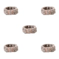 thumbnail image 2 of Minnieouse Bandas para el cabello de cara ajustable Coral Fleece Diadema Artículos para el hogar Accesorios de peinado para Spa Cuidado de la piel Gris 5piezas Minnieouse CBP256507, 2 of 5