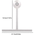 thumbnail image 2 of Shower Squeegee Wiper Silicone Home Soft Plastic Window With Curved Handle Shower Pull Handle Silicone Hanging Wiper For Mirror Window Glass Cleaning, 2 of 6