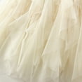 thumbnail image 6 of YUEJUIR Tutu Women'S Mesh Skirt Solid Color Fluffy Irregular Ruffle Cake Skirt Adult Tutus For Women Tutu For Girls (Beige,One Size), 6 of 6