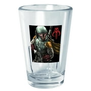 Star Wars Boba Fett Mandalorian Logo Tritan Shot Glass Clear 2 oz.
