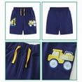 thumbnail image 4 of CAICJ98 Pajamas for Toddler Boys Cotton Summer Pjs for Toddler Kids Jammies Dinosaur Train Sleepwear Short Sets (Blue,6-7 Years), 4 of 7