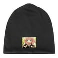 thumbnail image 4 of Anya Forger Spy X Winter Beanie Hats for Men Women, Warm Cozy Knitted Cuffed Skull Cap, 4 of 8