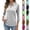 11# Light Gray, variant on Summer Shirts for Women 2026 Trendy 3/4 Sleeve V Neck Solid Elegant Tops Going Out Collar Spring Blouse Gift Shirts Light Purple XXL