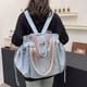 thumbnail image 2 of Bolsa organizadora de viaje para mujer, mochila 4 en 1 de gran capacidad con 15 bolsillos, bandolera portátil para viajes, playa y trabajo., 2 of 8