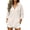 Beige plus size zip hoodie a1, variant on Women Plus Size Fall Long Sleeve Zip Hoodie Pullover Tops Casual Loose V Neck Winter Hooded Sweatshirt Trendy Outdoor Fashion Clothes, Pink XL