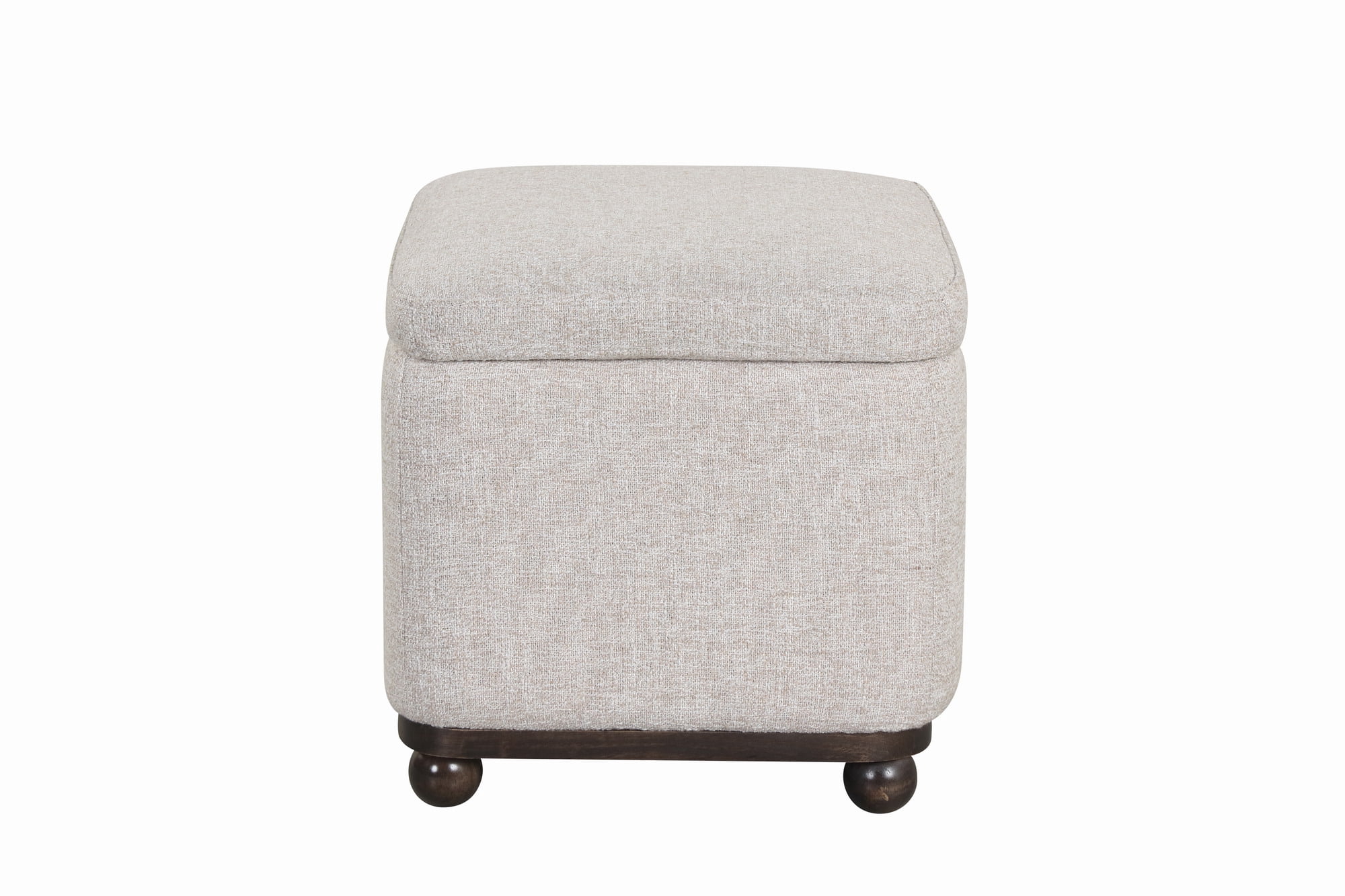 Better Homes & Gardens Ambrose Storage Ottoman, Heather Wheat