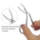 thumbnail image 3 of 3 Packs Eyebrow Tweezers, Scissors Handle Shaped Eyebrow Straight Tip Tweezers Clip, Flat Tip Tweezers Hair Plucker-Silver Plated, 3 of 4
