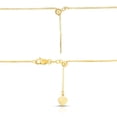 thumbnail image 4 of JewelStop 14k Solid Yellow Gold 0.9 mm Extendable & Adjustable Cable Chain, Lobster Claw - 22 Inches, 2.4gr., 4 of 6