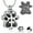 Black, variant on Openable Pet Urns For Dogs/Cats - Personalized Paw Print Pet Urn Necklace for Ashes Memorial Keepsake Jewelry for Pet/Dog's/Cat's Ashes