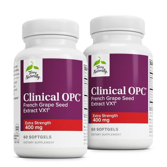 Terry Naturally Clinical OPC Extra Strength - 60 Softgels (Pack of 2)