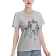 thumbnail image 2 of Women's Basic Short Sleeve T-Shirt One Piece Karp, 2 of 6
