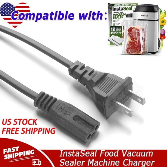 Charger Compatible with InstaSeal Food Vacuum Sealer Machine Charging Cable Power Supply