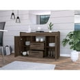 thumbnail image 3 of TUHOME Buffet Lyon - Noyer Foncé en Bois d'Ingénierie - pour Cuisine, 3 of 7