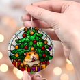thumbnail image 4 of Hamster Stained Glass Ornaments, Hamster Ornament,Hamster Christmas Tree Ornament, Hamster Xmas Decorations gmM2Y9, 4 of 5