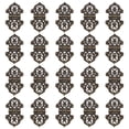 thumbnail image 1 of GOOHOCHY 20 bisagras pequeñas para caja de madera - Mini bisagras plegables antiguas huecas - Herrajes decorativos de bronce retro para joyero para proyectos de bricolaje, 1 of 8