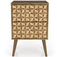 thumbnail image 3 of Manhattan Comfort Liberty 2.0 2 Drawer Nightstand in Brown, 3 of 8