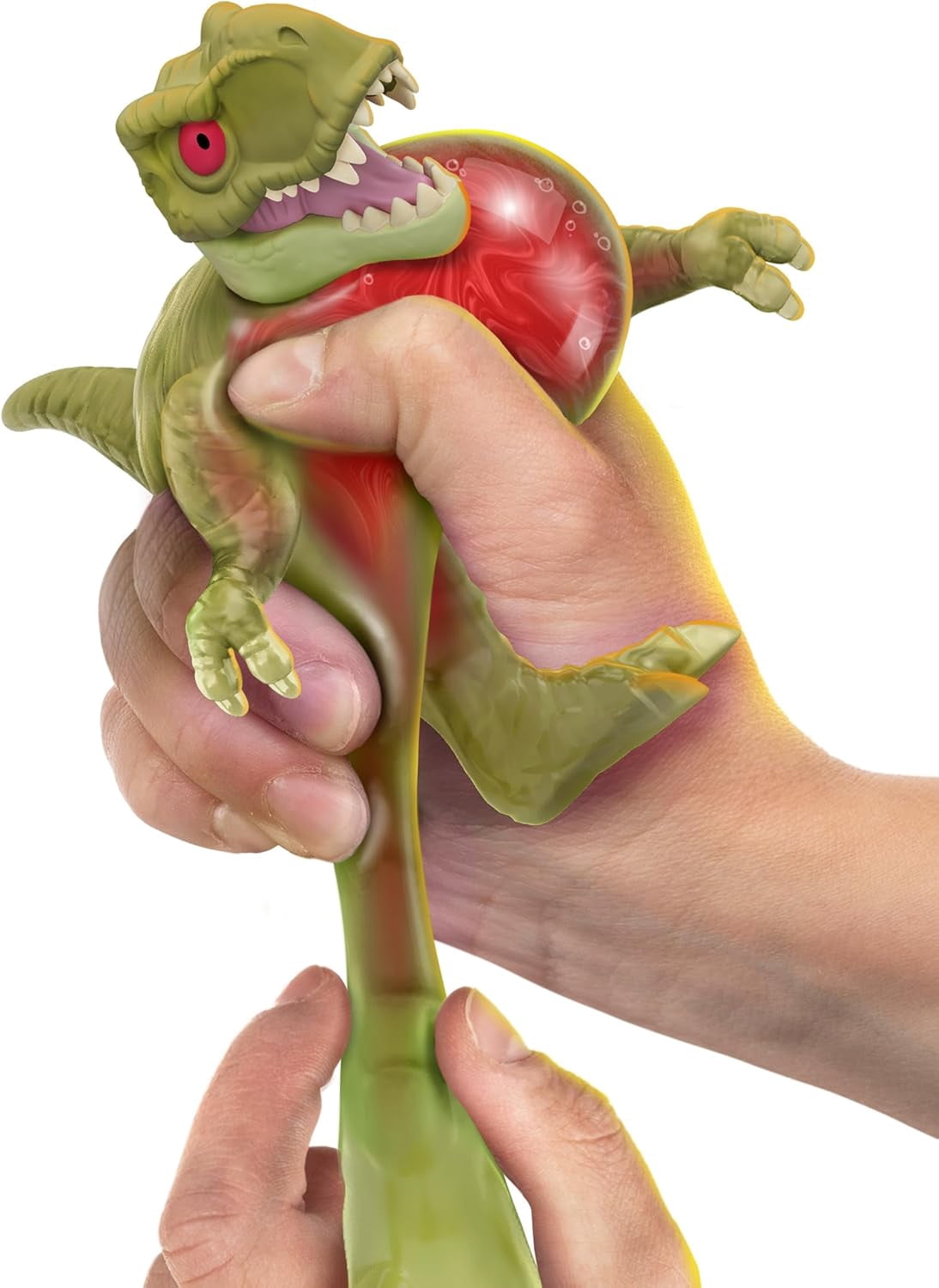 Jurassic World Rebirth Dino Rampage Heroes of Goo Jit Zu Tyrannosaurus Rex, with "Rampage Action" Chomping Jaws, Ages 4+