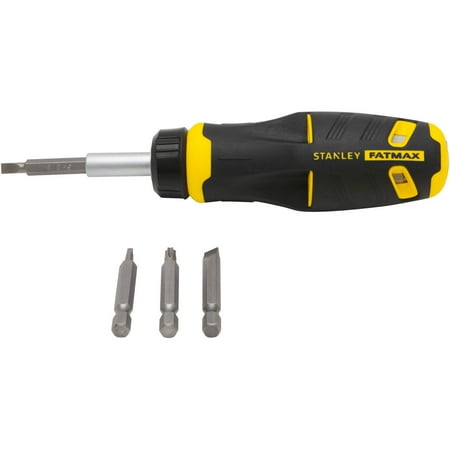 Fatmax Screwdriver - STANLEY FatMax FMHT62287 Push-n-Pick Ratcheting Screwdriver
