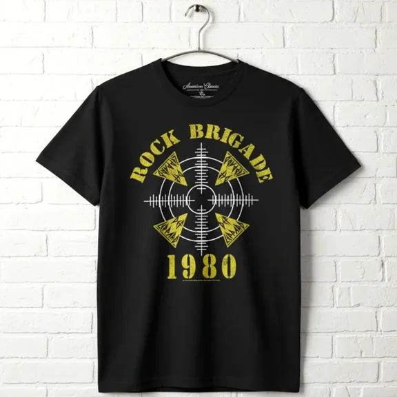 Def Leppard Rock Brigade Tour 1980 Men's T Shirt (Adult4XL)