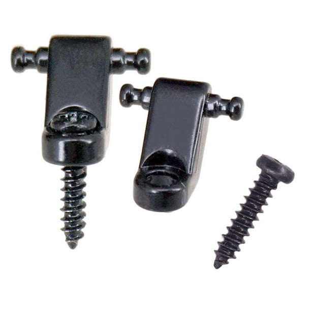 2 DIY Guitarra eléctrica retenedor de cuerdas con tornillos piezas de shamjiam Retenedor de cuerdas de guitarra