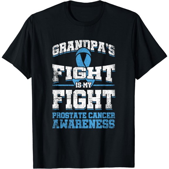 Kampf Grandpa Grandfather Grandson Prostate Cancer Gift T-Shirt
