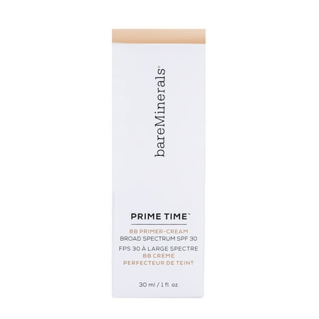 bareMinerals Prime Time BB Primer Cream SPF 30, Light, 1 oz