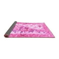 thumbnail image 2 of Ahgly Company Indoor Square Animal Pink Traditional Area Rugs, 6' Square, 2 of 4