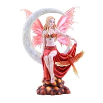 Four Elements Celestial Moon Fairy Figurine Earth Wind Frost Fire Collectible Figurine Nene Thomas Art Inspiration Official Licensed Collectible 12 Inch Tall (Fire)