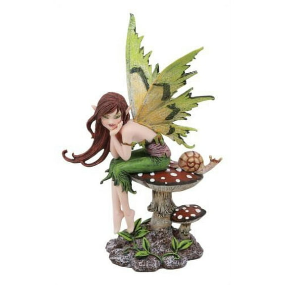 Ebros Gift 6.5" Amy Brown Fairy Garden Statue, Hand Painted