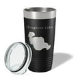 thumbnail image 2 of Houghton Lake Map Tumbler Travel Mug Insulated Laser Engraved Coffee Cup Michigan 20 oz Black, 2 of 5