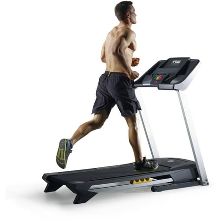 Gold's Gym 420 Treadmill with SpaceSaver Design and Heart Rate Monitor