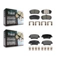 thumbnail image 1 of TEC Front Rear Ceramic Brake Pads Kit for Car Hyundai Elantra with Manual Parking KTC-100799, 1 of 10