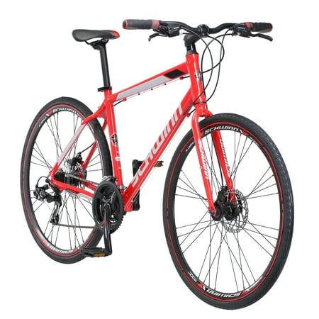 700C Schwinn Kempo Men's Hybrid Bike, Red (Best Giant Hybrid Bike)