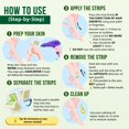 thumbnail image 3 of Kit de depilación Wax Strips Sharmiz, 60 piezas, cuerpo y rostro, 3 of 7