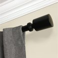 thumbnail image 6 of Better Homes & Gardens Flare 1" Dia. Black 42"-120" Single Curtain Rod Set, 6 of 8
