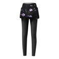 thumbnail image 4 of ZhiZhuang Leggings with Skirts Women Athletic Stretchy Yoga Tennis Skirt Pants with Pocket, 4 of 4