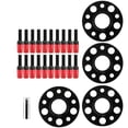 thumbnail image 3 of BOROCO Kit De Espaciadores De Rueda Centrados En Buje De Coche, Reemplazo De 20mm Para W202 Clase C C220 C230 C280 C43 1994-2000(rojo), 3 of 5