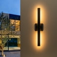 thumbnail image 6 of 22 inch Outdoor Modern Up and Down Led Wall Sconce Set of 2, 6 of 9
